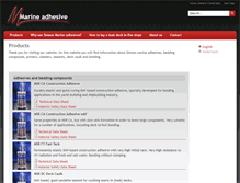 Tablet Screenshot of marineadhesive.nl